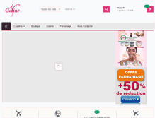 Tablet Screenshot of caaaline-karitesthetique.com